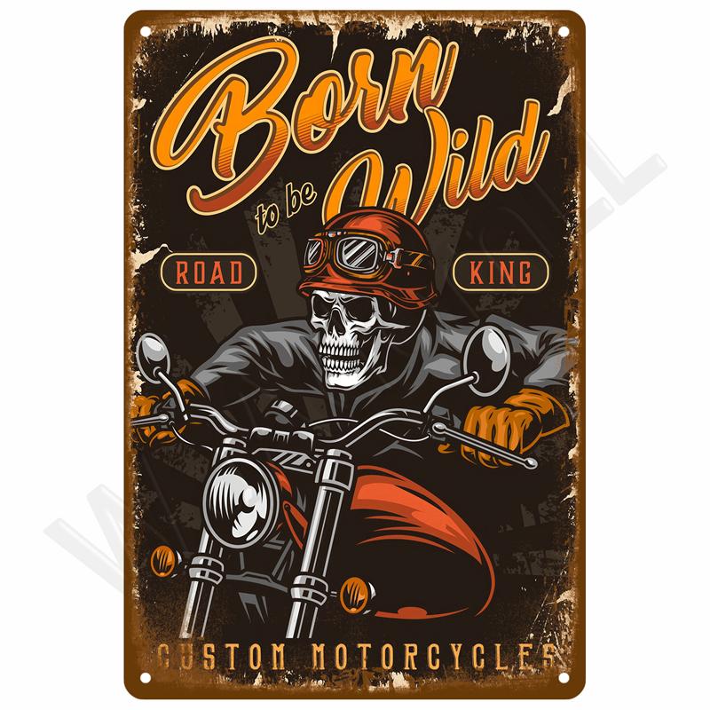 Vintage Room Decoration Home Decor Items Tin Signs Aesthetic Men Bedroom Metal Signs Retro Metal Plate Posters Wall Art Mural