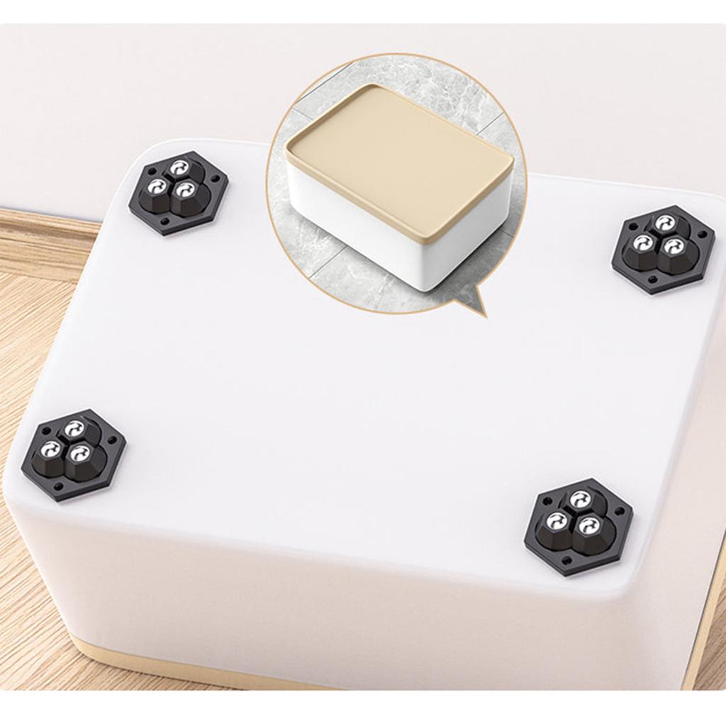 Self Adhesive Small Caster Wheels, Roller Ball Transfer Bearing, Универсальное колесо с вращением на 360°, Липкий шкив для мусорного бака, Ящик для хранения,