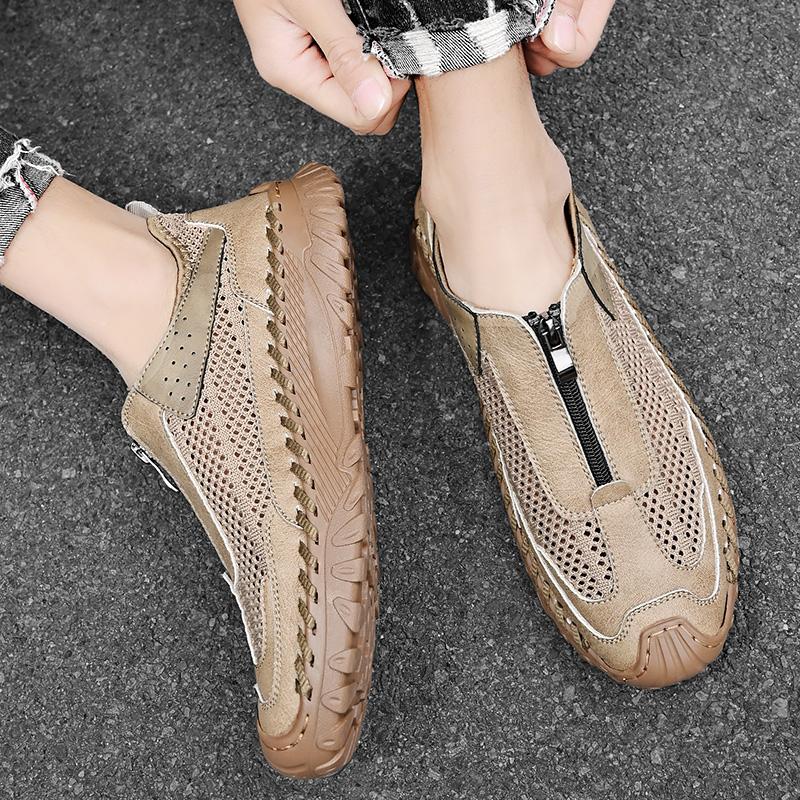 Summer Men Breather Mesh Casual Shoes Men Loafers Comfortable Walking Shoes Moccasins Man Flats Shoes