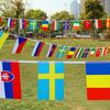 100Pcs Easy To Use Durable Countries String Flag For Party Bar Decor