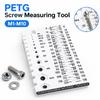 1Pcs M1-M10 Thread Checker Gauge Bolt Nut Size Checker  for Hardware Maintenance Workshop