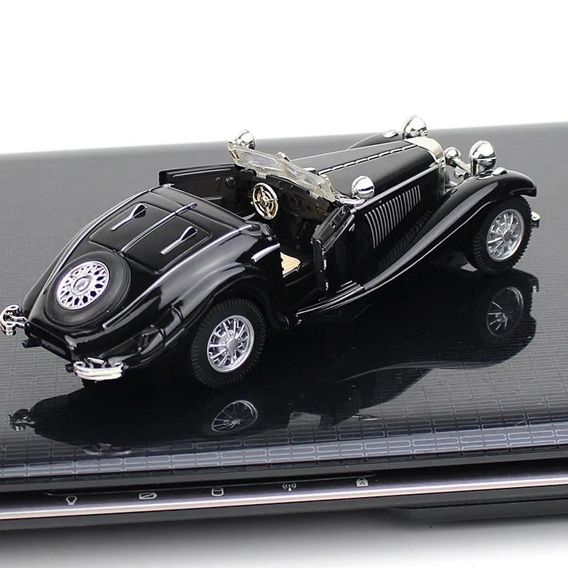 1/28 Alloy Vintage Car Retro 500K Car Model Static Collection Gift Cake Ornaments