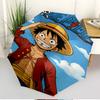 Автоматический складной зонт с принтом One Piece, портативный, для улицы, поездок на работу, походов, идеальный подарок на день рождения