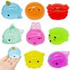 Big Spongy Glitter Mochi Squishy Fidget Sensory Toys Kawaii Animal Stress Ball Powder Fun Soft Antistress Squeeze Children Toys