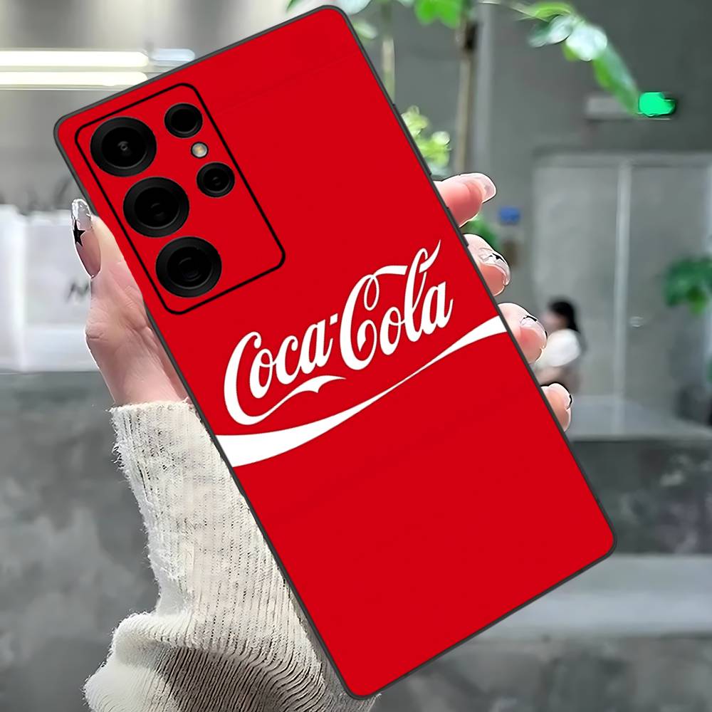 Coca-cola Vintage Phone Case For Samsung S 24 Fe 25 Ultra Plus 20 Lite 21 30 22 23 24 22 Ultra 5G Fundas