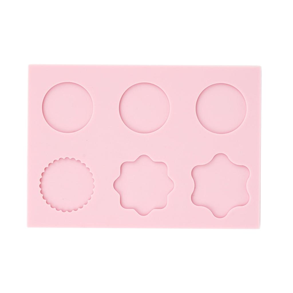 6-in-1 Wax Seal Stamp Silicone Mold for Making Wax Stamp Silicone Wax Seal Mat Non-stick Easy To Demold