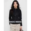 Базовая женская толстовка с капюшоном на молнии Basic House