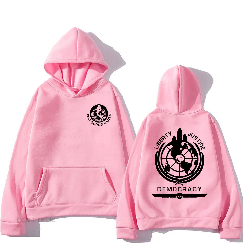 Толстовка Helldivers с капюшоном, удобная толстовка с длинным рукавом для мужчин и женщин на осень/зиму, повседневная толстовка с графическим принтом