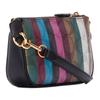 Coach Nolita 15 классическая принт для пресбиопии молния холст с кожей сумка для маджонга подмышечная сумка клатч маленький размер женская коричневая с радужными цветами