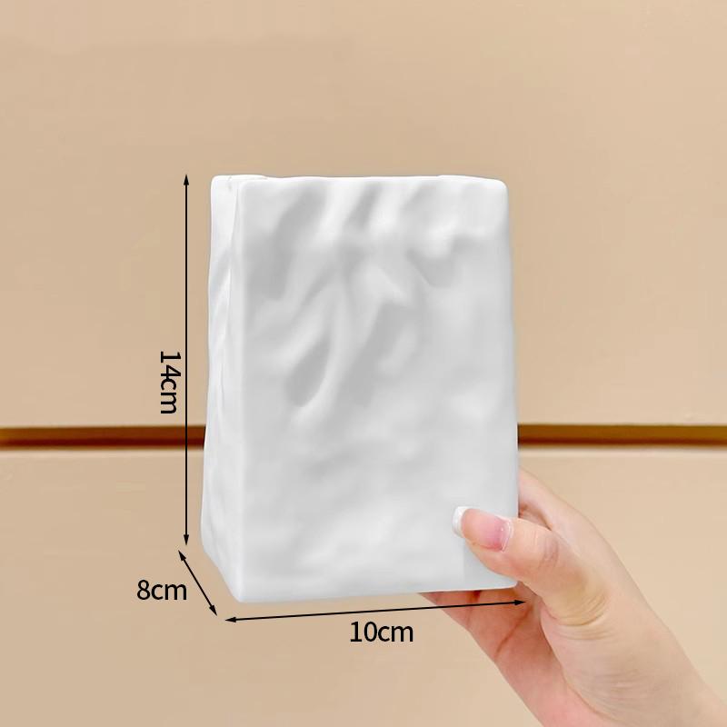 Ракушка Пластиковая Ваза Домашний Декор Складная Гидропонная Ваза для Цветочной Композиции Имитация Керамики Ландшафтное Искусство Цветочный Горшок Украшение