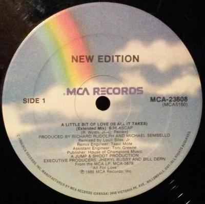 12-дюймовая пластинка НОВОЕ ИЗДАНИЕ - Немного любви (Это Всё Так MCA23608 MCA Records 1986 Япония Рэп и Хип-Хоп/R&B Б/у