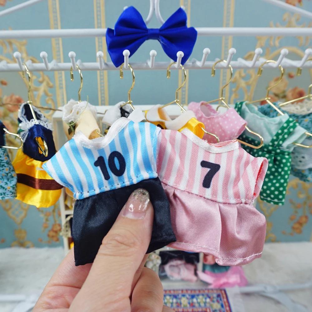 Платье Кукольный домик Аксессуары 1:12 лесных животных Семейная одежда Модная Повседневная одежда Повседневные наряды Жилет Рубашка Юбка Брюки для кук
