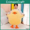 Очаровательная плюшевая подушка-утка, мягкая и приятная на ощупь, игрушка желтая утка, идеально подходит для детских подарков