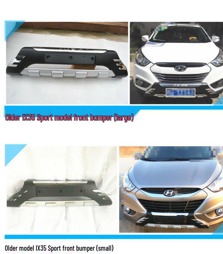 Защитные накладки на бампер Hyundai ix35 (2010-2017): Специфические модификации передней и задней части
