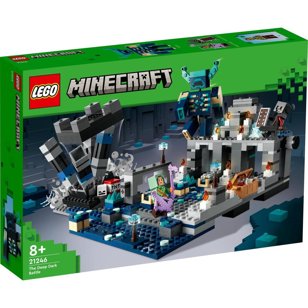 LEGO Minecraft Battle of the Deep Dark Toy Present Birthday Block Christmas Boys Girls Children 8 Years Old 9 Years Old 10 Years Old Elementary School