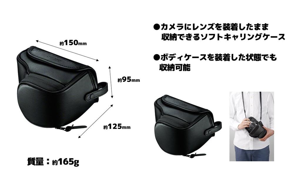 SONY SLR Camera Soft Carrying Case for Case, E-Mount, LCS-EMJ/B