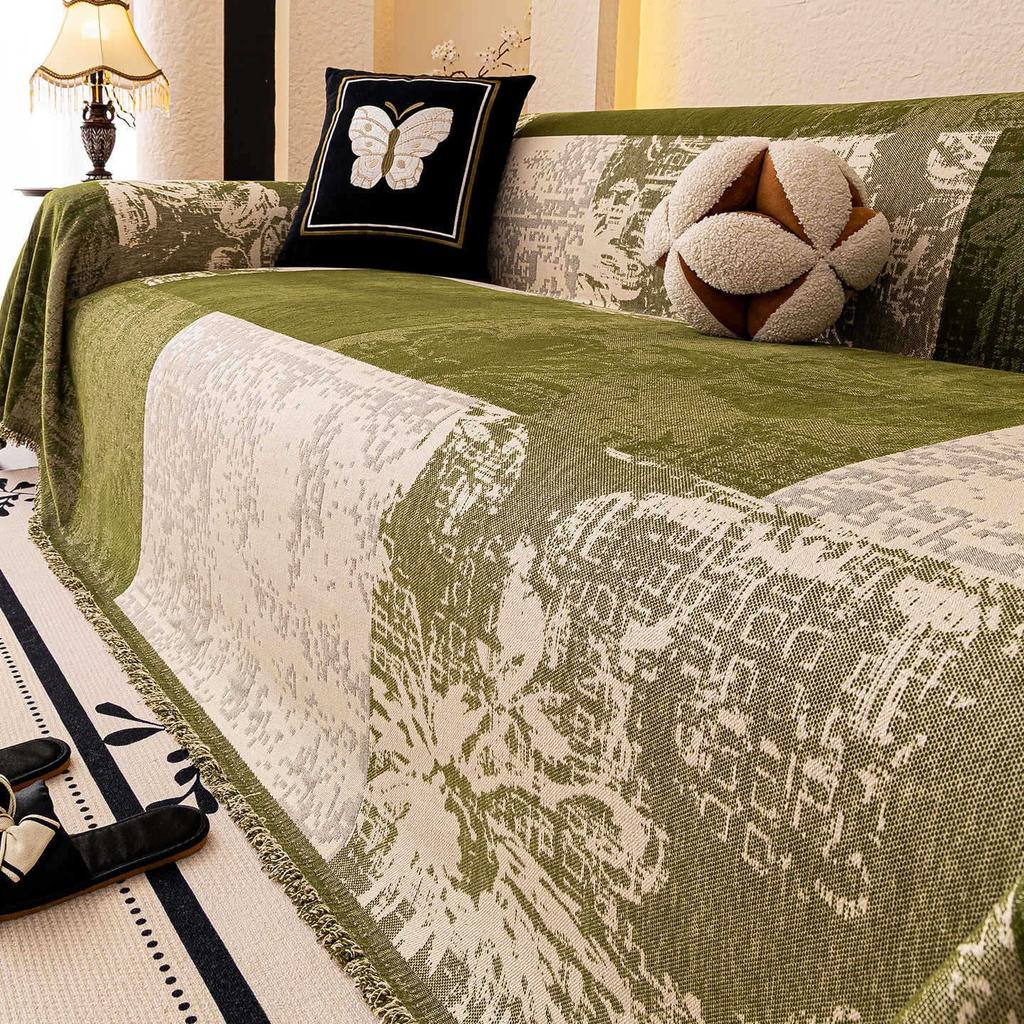 New Sofa Cover Cloth for All Seasons Retro Mid Century Style Sofa Towel Full Cover Sofa Blanket