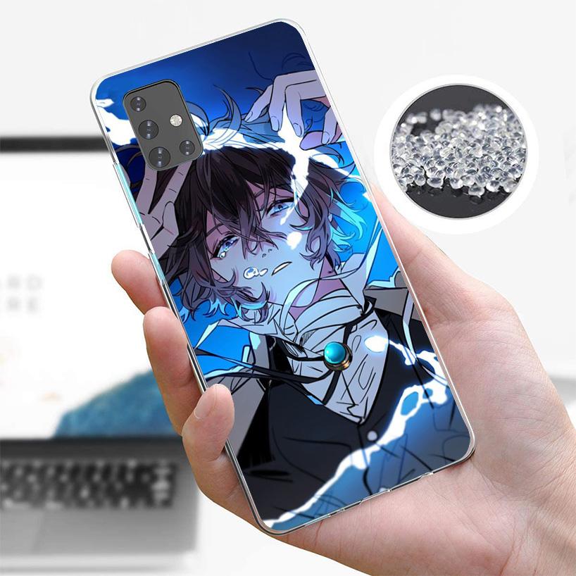 Bungo Stray Dogs Чехол для телефона Дазай для Samsung Galaxy A52 A32 A22 A12 A02S A50S A30S A51 A31 AA71 Note 20 Ultra 10 S10 Plus Galax