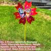 Multistyles Flower Butterfly Windmill Colorful Standing Lawn Flower Pinwheel  Picnic Decor Toys
