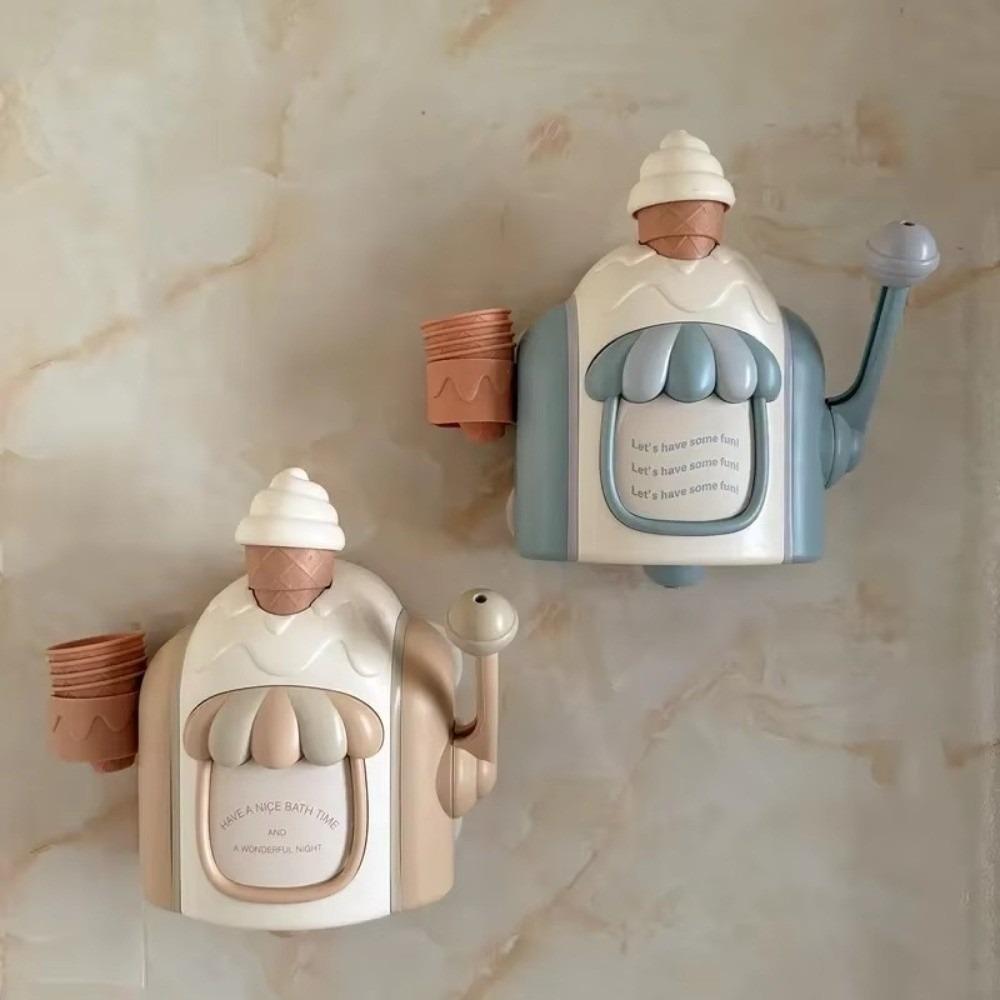 Ручная пенная машина Игрушки для ванны в виде мороженого Новая машина для выдувания пузырей Детская ванная