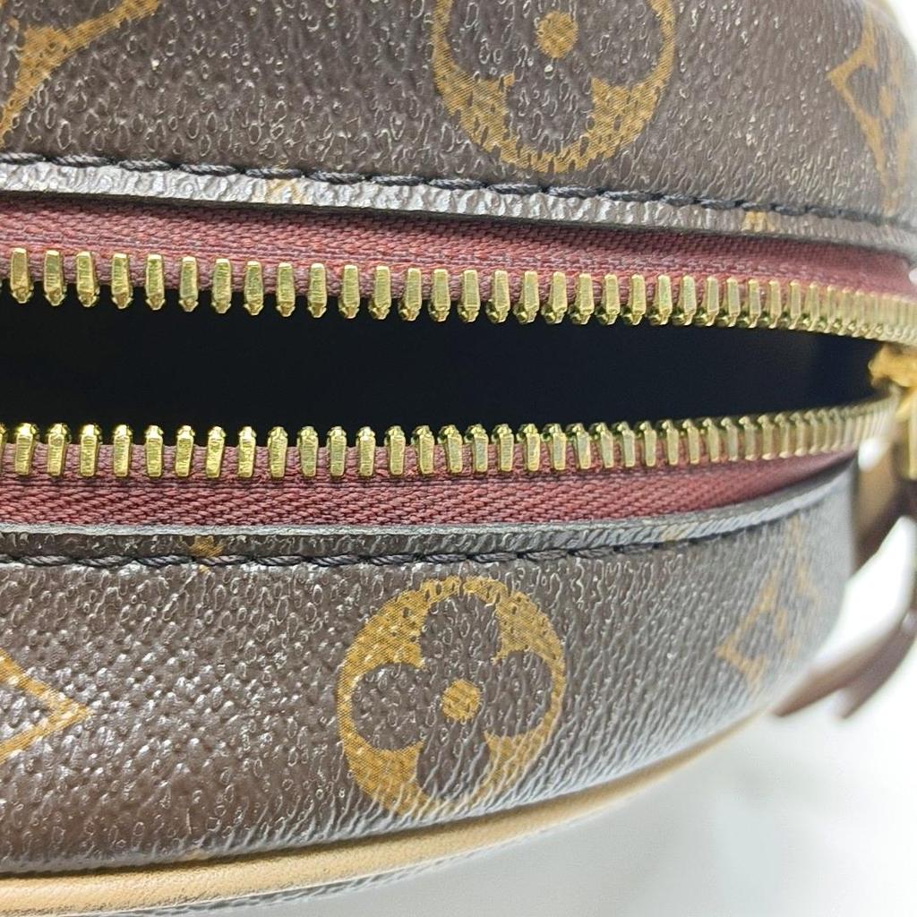 [Б/У] Мягкая шляпная коробка PM Classic Monogram Canvas Кожаная сумка через плечо Маленькая - Удовлетворительное состояние #PQPN64