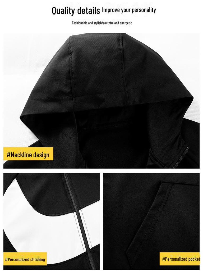 Korean Style Trendy Two-Piece Sportswear: Men's and Women's Casual Sweatshirt and Leggings