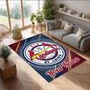 St. Louis Cardinals Crystal Velvet Rug, Custom Name Text Personalized Non‑Slip Floor Mat for Home Decor Gift