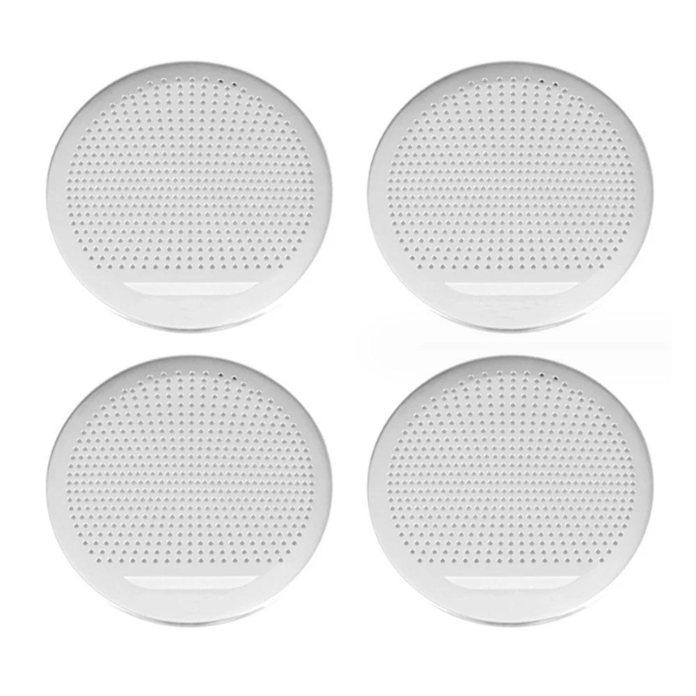 4Pcs Stainless Steel Car Door Speaker Stereo Cover Trim For BMW X5 X6 X3 X4 5GT E70 E71 F25 F26 F07 Auto Para Voiture Interior