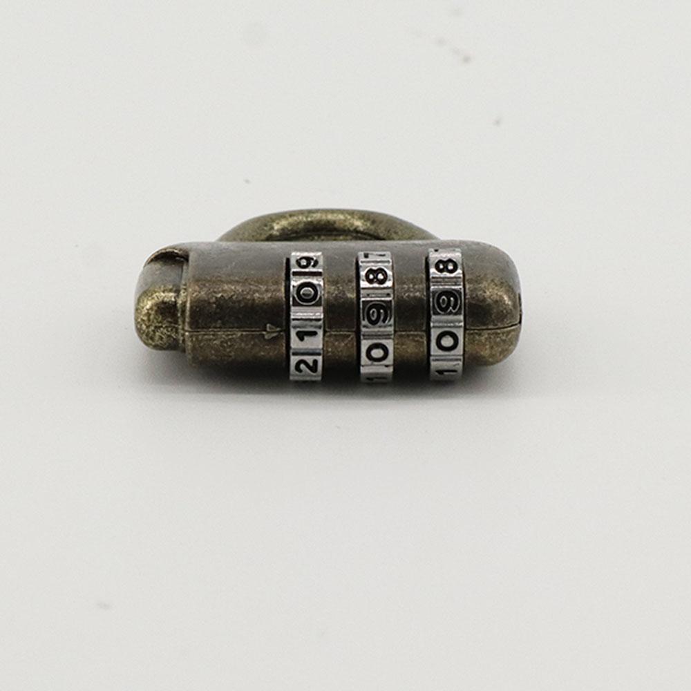 Zine Alloy Vintage Digit Jewelry Box Anti-Theft Cabinet Resettable Combination Case Password Lock Padlock Keyless Code Lock