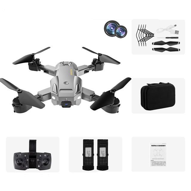 Новый Q6 Радиоуправляемый Дрон HD WIFI Двойная Камера Мини Квадрокоптер Аэрофотосъемка Вертолет Избегание Препятствий Складная Игрушка В Подарок