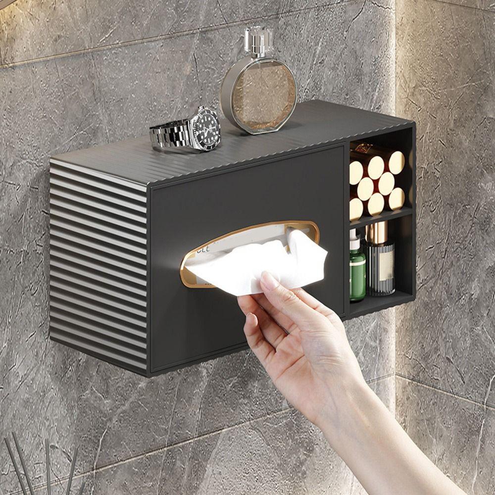Пластиковый настенный диспенсер для салфеток, прямоугольная коробка для салфеток для лица, креативная коробка для бумажных полотенец для дома