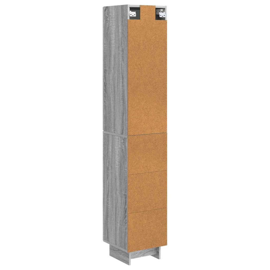 Cabinet Set 2 pcs 33 x 34.5 x 90 cm Engineered Wood