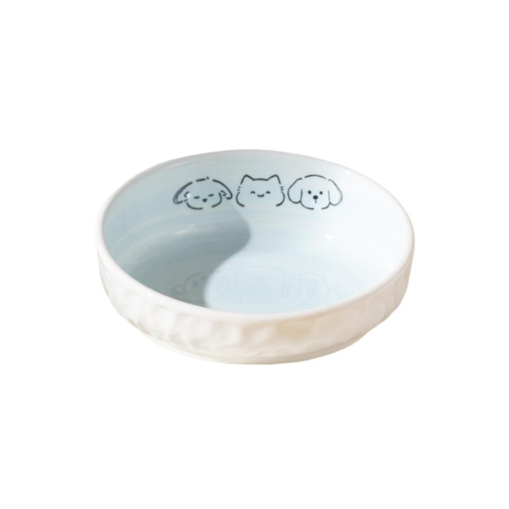 Ceramic Elevated Cat Bowl Anti-Vomiting Raised Pet Feeder Pet Food Water Bowl Pet Supplies