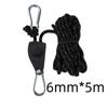 5M светоотражающий трос для кемпинговой палатки 6 мм трос для крепления палатки ветровой трос для активного отдыха на открытом воздухе для выживания