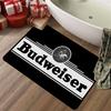 King Of Beer B-Budweiser Door Mat Kids Room Bedroom Decoration Balcony Anti-Slip Doormat Living Room Doormat Area Rug