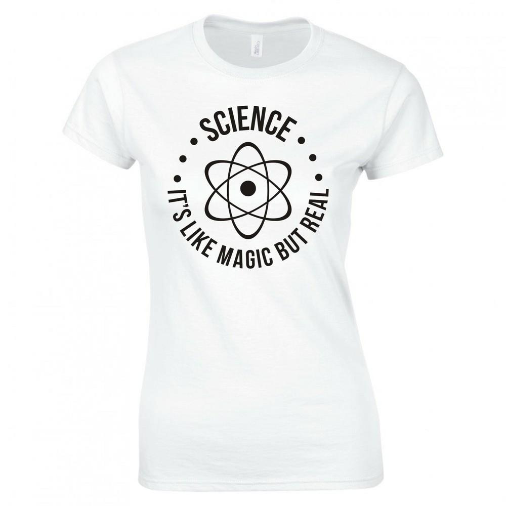 Funny Science Its Like Magic But Real Skinny Fit TShirt