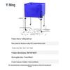 Portable Foldable Aluminum Alloy Ball Cart