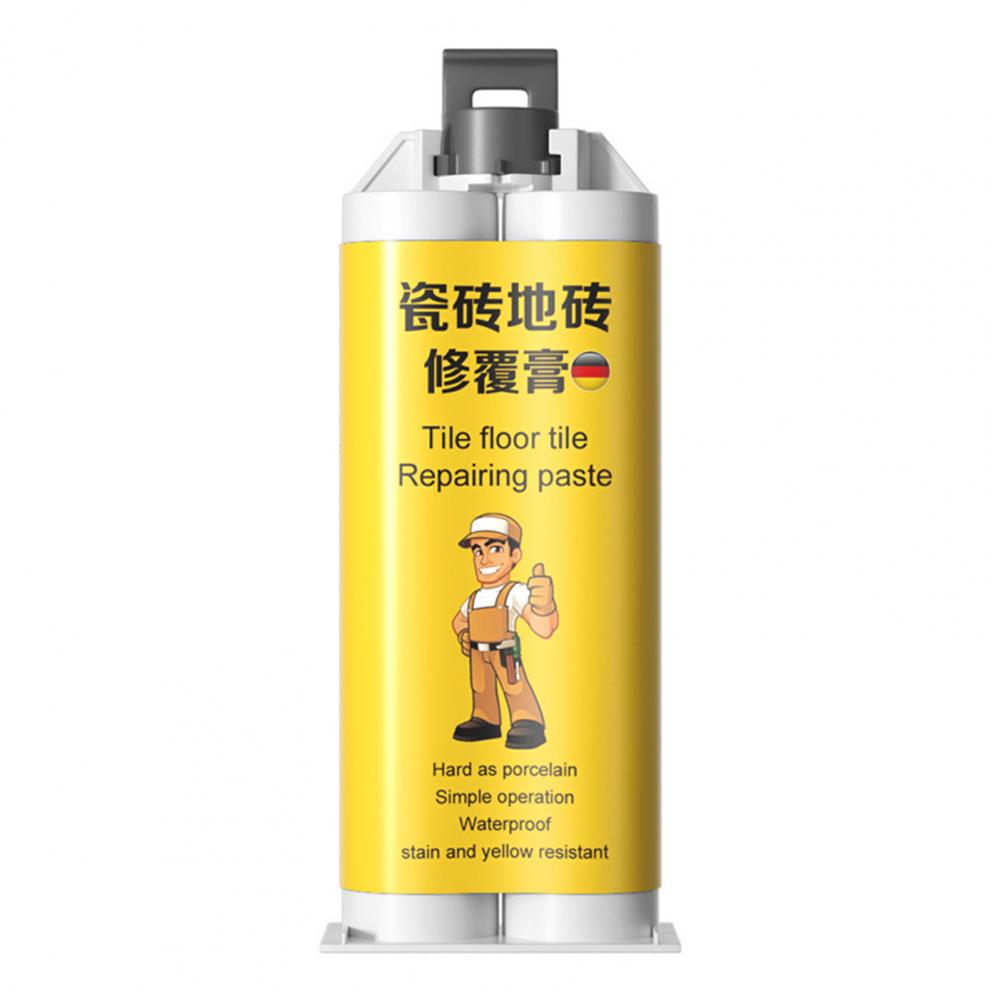 100ML Tile Repair Paste Waterproof Multifunctional Quartz Countertop Marble Granite Ceramic Glaze Surface Cracked Tile Chipped E
