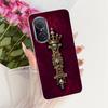 Clear For Huawei Nova 9SE JLN-LX1 JLN-LX3 Cover For Huawei Nova 9 SE Case Luxury Crown A-Z Letters 2D Flat Pattern Soft Casing