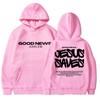 Христианская Религиозная Jesus Saves Принт Худи Мужская Мода Харадзюку Вера Худи Толстовка Флис Оверсайз