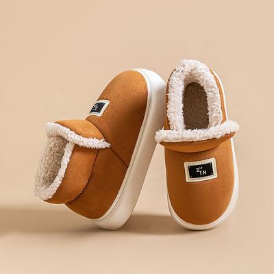 Легкая теплая плюшевая мягкая удобная сумка для осени и зимы с хлопковыми тапочками, универсальная домашняя обувь для пары для дома в помещении