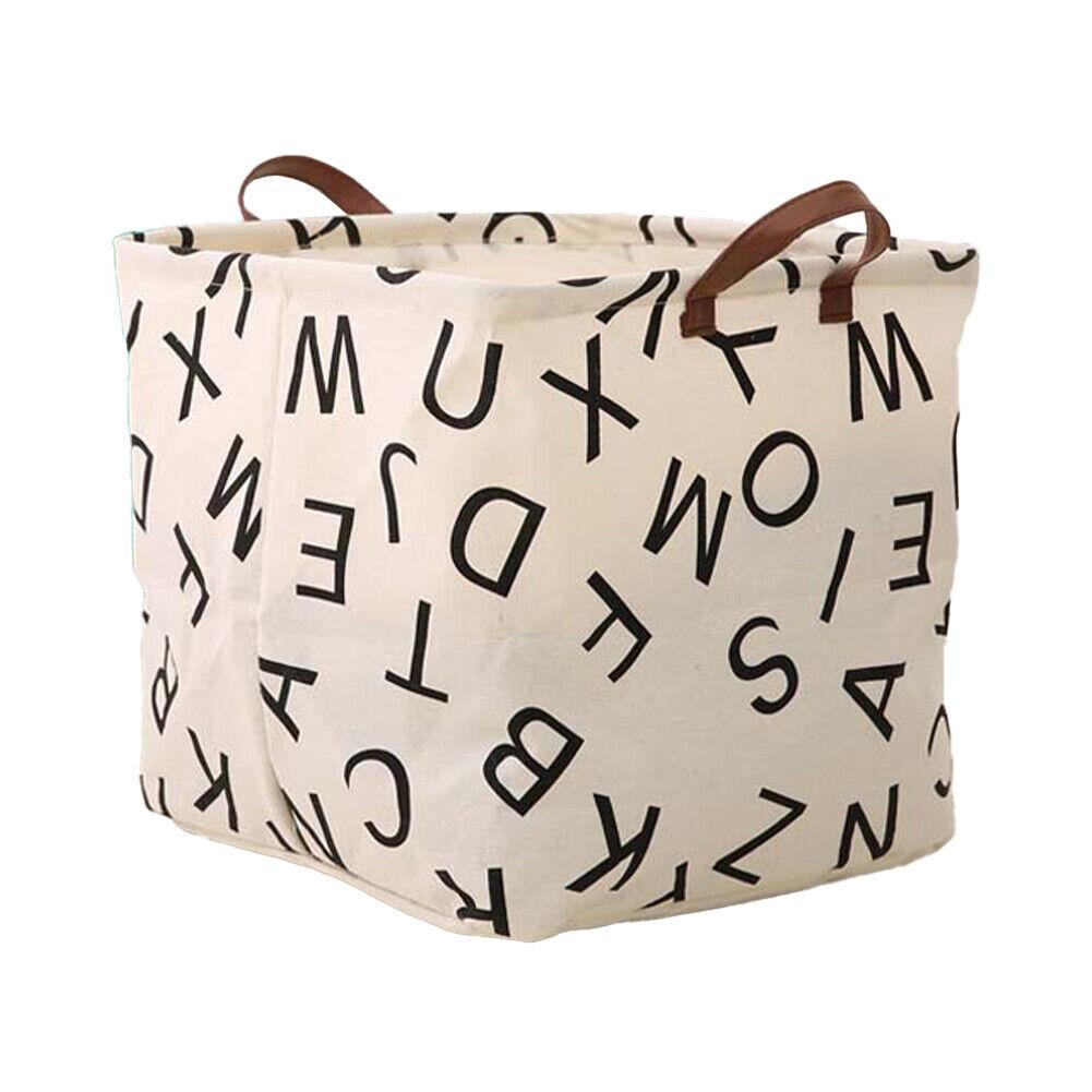 Складная корзина для хранения белья, органайзер для грязной одежды, сумка для дома, хлопковый лен, квадратная корзина для грязной одежды, противопыльная, большой емкости