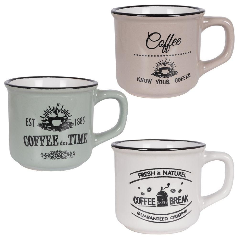 Ceramic Coffee Mugs 160ml 3-Piece Set