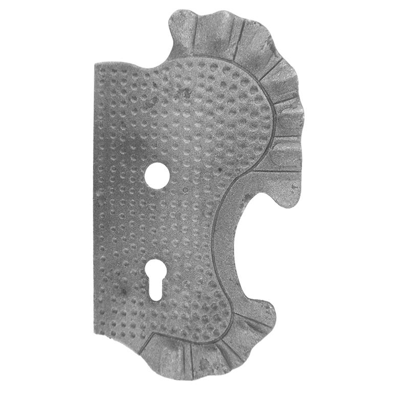 Szyld prawy 72 rozstaw otworów elementy kute 63.107.72 h290xl160 4mm