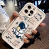 Мультяшный чехол для телефона Астронавт в космосе для Xiaomi POCO X8 F8 F7 ULTRA F5 F4 F3 C40 M6 M7 X3 X4 GT X5 X6 X7 PRO DIY Корпус Чехол Обложка