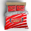 Arsenal Logo Bedding Set Bedding set (1 duvet cover, 2 pillowcases, duvet not included)