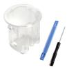 Nishihaya Auto Light Sensor Cover, Universal, Semi-Transparent, Clear White, Conlight Sensor, Tool Included, Suzuki Wagon