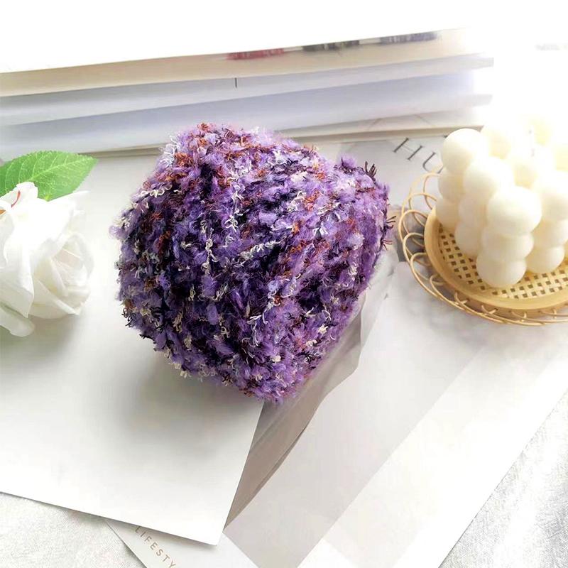 1 шт. цветная стильная пряжа с перьями, пушистая мягкая пряжа, клубок, принадлежности для вязания крючком своими руками