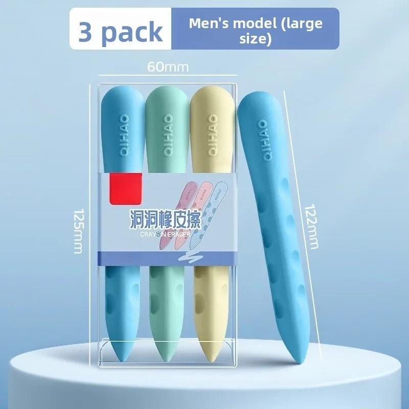 Xiaomi 3/6 шт. Креастик-ластик, Большое отверстие и Без пыли, Без остатков, Ультрабольшой, Мягкий дизайн, Нетоксичный, Чистый, для письма и рисования