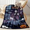 Christmas Nightmare Blanket Ultra-Soft Great for Bedding Couch Bed for All Seasons Playful Design Ideal Gift for Friends Family Couples Picnic
